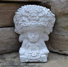 Load image into Gallery viewer, History Aztec Maya Mesoamerica God of Corn Zapotec Deity Vessel Sculpture Statue www.Neo-Mfg.com 8&quot;
