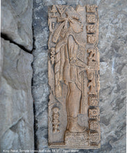 Load image into Gallery viewer, Aztec Mayan Temple cross Left side King Pakal carving wall plaque www.Neo-Mfg.com home garden decor art 14.5" L17
