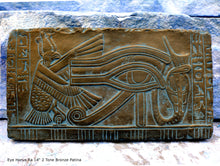 Load image into Gallery viewer, History Egyptian Eye Horus Ra Plaque Artifact Sculpture 14&quot; www.Neo-Mfg.com home decor
