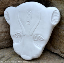 Load image into Gallery viewer, History Egyptian Leopard Mask 6" sculpture wall plaque statue www.Neo-Mfg.com Museum reproduction
