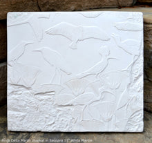 Load image into Gallery viewer, History Egyptian Birds in the Delta marshes Userkaf in Saqqara 11&quot; Stela Sculptural wall relief www.Neo-Mfg.com h5
