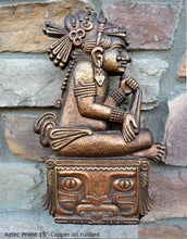 Load image into Gallery viewer, History Aztec Maya Priest Sculpture Statue 15&quot; Tall Wall Neo-Mfg
