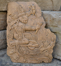 Load image into Gallery viewer, History Aztec Maya Chalchiuhtlicue Artifact Carved Rite Sun Stone Sculpture Statue 11&quot; Tall www.Neo-Mfg.com Codex m7
