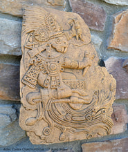 Load image into Gallery viewer, History Aztec Maya Chalchiuhtlicue Artifact Carved Rite Sun Stone Sculpture Statue 11&quot; Tall www.Neo-Mfg.com Codex m7
