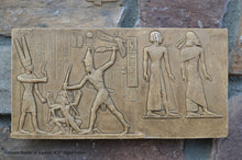 Load image into Gallery viewer, Egyptian Ramesses Ramses smiting Enemies Battle of Kadesh 9.5&quot; www.Neo-Mfg.com Museum Reproduction j15
