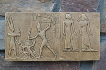 Load image into Gallery viewer, Egyptian Ramesses Ramses smiting Enemies Battle of Kadesh 9.5" www.Neo-Mfg.com Museum Reproduction j15
