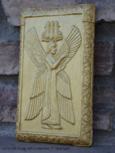 Load image into Gallery viewer, Persian Cyrus the Great with a Hemhem crown king sculpture wall plaque 6&quot; www.neo-mfg.com 3*
