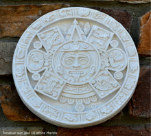 Load image into Gallery viewer, Aztec Mayan Tonatiuh sun god relief sculpture ancient replica www.Neo-Mfg.com 10&quot; n4
