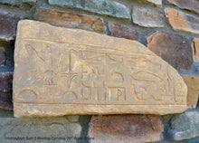 Load image into Gallery viewer, History Egyptian Hieroglyph Seti I Abydos Carving sculpture wall plaque 20&quot; www.Neo-Mfg.com
