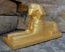 Load image into Gallery viewer, History Egyptian Sphinx of Gaza Sculpture Statue www.Neo-mfg.com 15&quot; Museum quality reproduction
