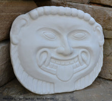 Load image into Gallery viewer, Roman Greek Medusa Gorgon face Sculptural wall relief plaque www.Neo-Mfg.com 10&quot; n10
