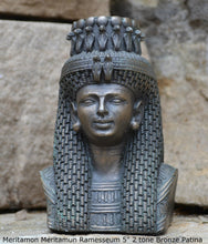 Load image into Gallery viewer, History Egyptian Meritamon Meritamun Ramesseum Temple of the Queen cairo Sculpture Statue www.Neo-mfg.com 5" Museum reproduction

