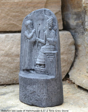 Load image into Gallery viewer, Babylon law code of Hammurabi Fragment Sculptural wall relief plaque www.Neo-Mfg.com 6.5&quot;
