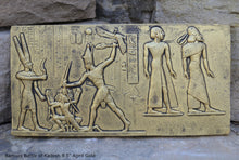 Load image into Gallery viewer, Egyptian Ramesses Ramses smiting Enemies Battle of Kadesh 9.5&quot; www.Neo-Mfg.com Museum Reproduction j15
