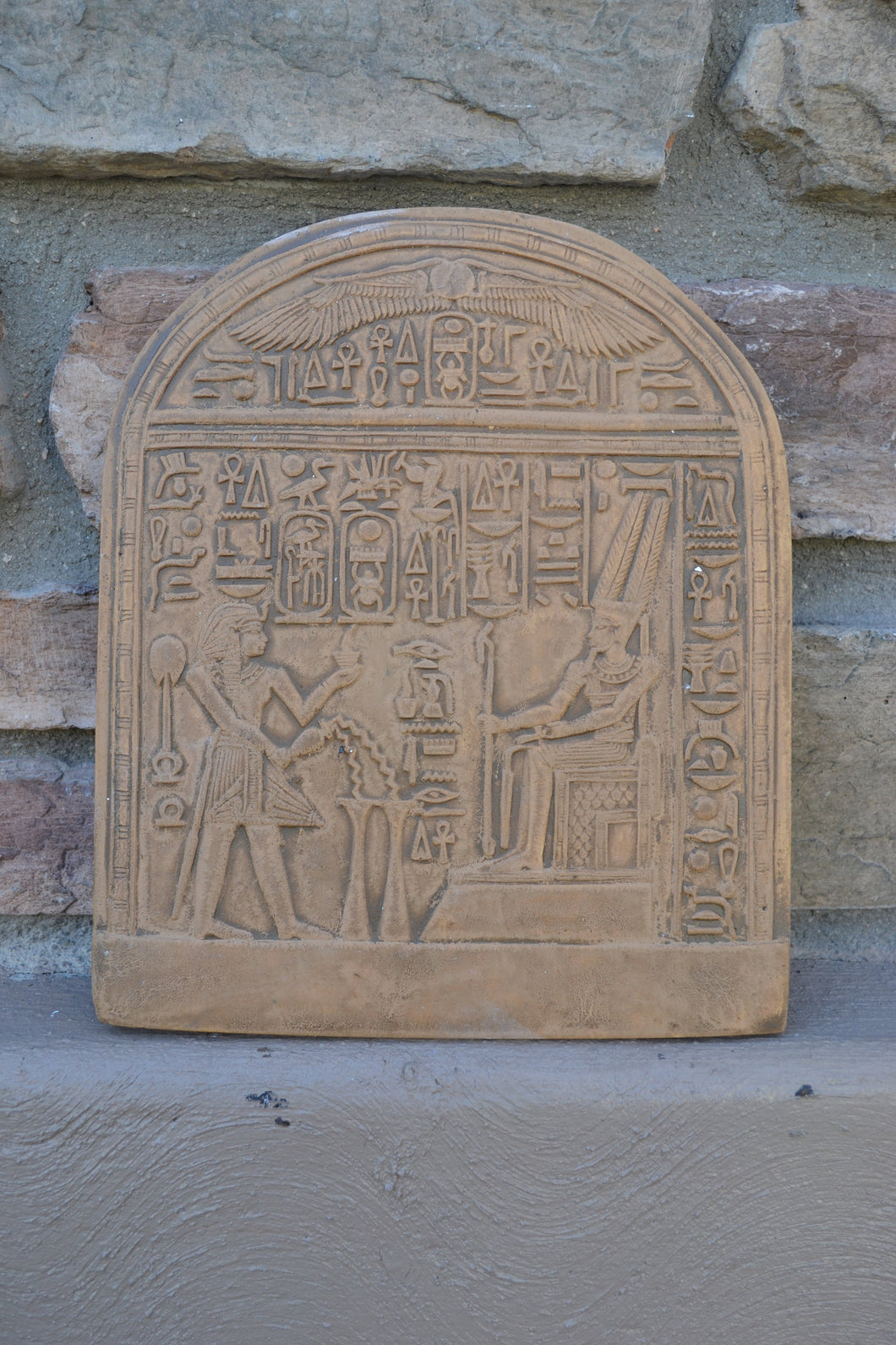 History Egyptian Offering to Amun Stela Sculptural wall relief www.Neo-Mfg.com 10
