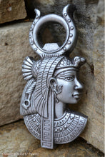 Load image into Gallery viewer, History Egyptian queen Cleopatra Stela Sculptural wall relief plaque www.Neo-Mfg.com 6"
