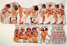 Load image into Gallery viewer, History Egyptian Dancing &amp; flute Tombes of Nobles Plaque Artifact Sculpture 12&quot; www.Neo-Mfg.com home decor
