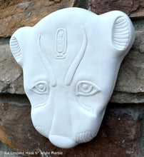 Load image into Gallery viewer, History Egyptian Leopard Mask 6&quot; sculpture wall plaque statue www.Neo-Mfg.com Museum reproduction
