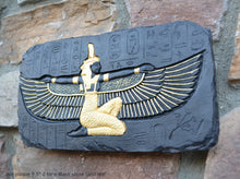 Load image into Gallery viewer, History Egyptian ISIS Sculptural wall relief plaque Neo-Mfg 9.5&quot; e28
