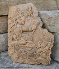 Load image into Gallery viewer, History Aztec Maya Chalchiuhtlicue Artifact Carved Rite Sun Stone Sculpture Statue 11" Tall www.Neo-Mfg.com Codex m7
