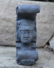 Load image into Gallery viewer, Aztec Mayan Queen of Uxmal Architectural element bust Sculpture 4" www.Neo-Mfg.com home decor
