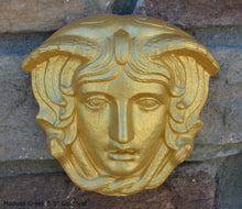 Load image into Gallery viewer, Medusa Greek Sculptural Wall relief www.Neo-Mfg.com 5.5" home decor art
