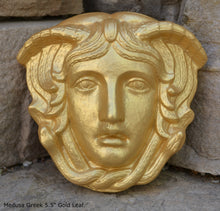 Load image into Gallery viewer, Medusa Greek Sculptural Wall relief www.Neo-Mfg.com 5.5&quot; home decor art
