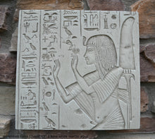 Load image into Gallery viewer, Egyptian Horemheb tomb Chapel Sculpture Artifact Sculpture 13&quot; Wall plaque fragment www.Neo-Mfg.com museum reproduction

