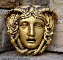 Load image into Gallery viewer, Medusa Greek Sculptural Wall relief www.Neo-Mfg.com 5.5" home decor art
