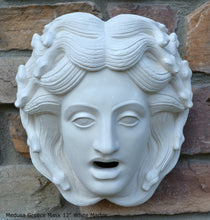 Load image into Gallery viewer, Medusa Mask Greece museum sculpture Artifact bust plaque www.Neo-Mfg.com 12&quot;
