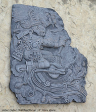Load image into Gallery viewer, History Aztec Maya Chalchiuhtlicue Artifact Carved Rite Sun Stone Sculpture Statue 11&quot; Tall www.Neo-Mfg.com Codex m7
