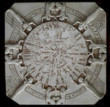 Load image into Gallery viewer, Egyptian Dendera Zodiac CALENDAR Sculptural wall relief plaque 8.5&quot; Museum Quality www.Neo-Mfg.com g22
