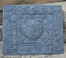 Load image into Gallery viewer, Asia Tibetan Nepalese Mandala Plaque Sculpture 14&quot; Wide www.Neo-Mfg.com Tibet home decor
