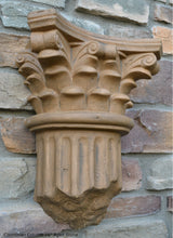 Load image into Gallery viewer, Roman Greek Wall Corinthian Column plaque Fragment relief www.Neo-Mfg.com 16&quot; each
