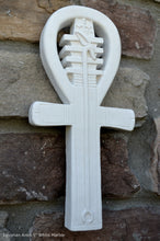Load image into Gallery viewer, History Egyptian Ankh Artifact Sculpture Statue 9&quot; Tall www.Neo-Mfg.com wall plaque museum replica j22
