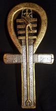Load image into Gallery viewer, History Egyptian Ankh Artifact Sculpture Statue 9&quot; Tall www.Neo-Mfg.com wall plaque museum replica j22
