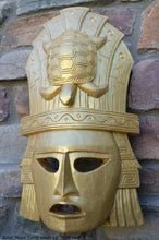 Load image into Gallery viewer, History Aztec Maya Turtle mask Sculpture Statue 16&quot; Tall www.Neo-Mfg.com wall plaque art
