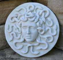 Load image into Gallery viewer, Roman Greek Medusa Sculptural wall relief plaque www.Neo-Mfg.com 8.5&quot; Museum reproduction n11
