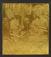 Load image into Gallery viewer, History Egyptian King Tutankhamun Tut Golden Shrine Great Enchantress Right side Sculpture 4.5&quot; www.Neo-Mfg.com Museum Reproduction k4
