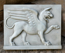 Load image into Gallery viewer, Griffin Gryphon wall plaque sculpture relief 18" www.Neo-Mfg.com art decor
