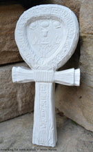 Load image into Gallery viewer, History Egyptian Ankh King Tut tomb Artifact Sculpture Statue 7" Tall www.Neo-Mfg.com wall plaque museum replica

