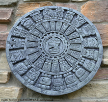 Load image into Gallery viewer, History MAYAN AZTEC Haab Tzolkin CALENDAR Sculptural wall relief plaque 17.5&quot; Museum Quality Neo-Mfg

