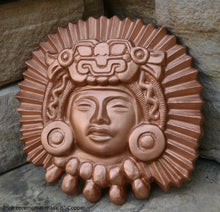 Load image into Gallery viewer, Aztec Inca Zapotec Idol ceremonial mask sculpture wall plaque art www.neo-mfg.com 8" home garden decor n8
