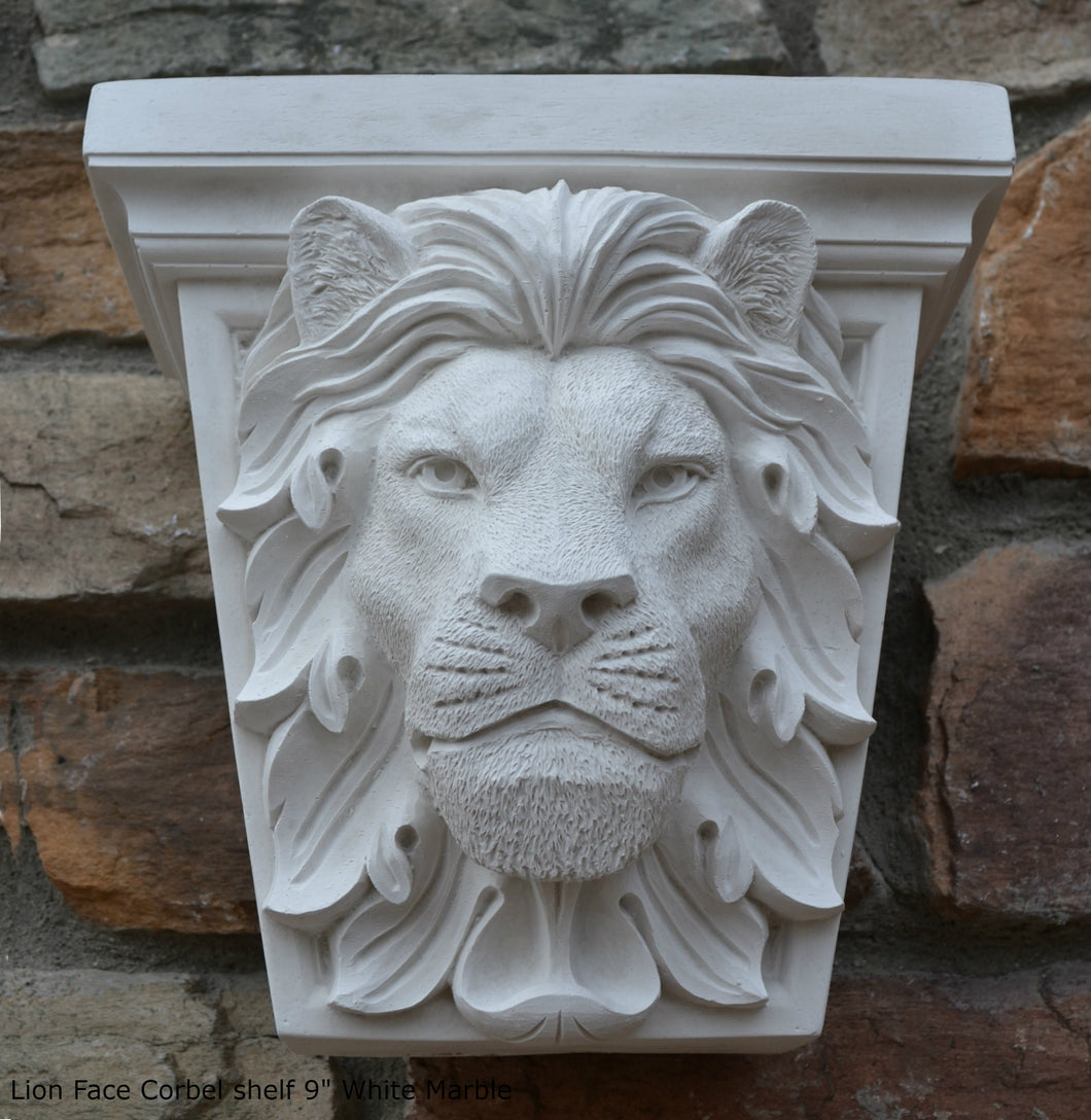 Animal Lion Face Corbel shelf Column plaque Fragment relief www.Neo-Mfg.com 9