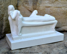 Load image into Gallery viewer, History Egyptian Ushabti Double shabti of married couple Ouchebti 18th dynasty Sculpture Statue www.Neo-mfg.com 5&quot; Museum reproduction
