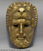 Load image into Gallery viewer, Hercules and The Nemean Lion bust Sculpture 12" www.Neo-Mfg.com home decor Museum Reproduction
