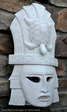 Load image into Gallery viewer, History Aztec Maya Turtle mask Sculpture Statue 16&quot; Tall www.Neo-Mfg.com wall plaque art
