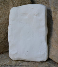 Load image into Gallery viewer, Mesopotamian Babylonian Bull Man &amp; lion Gilgamesh Tablet Cuneiform Sculptural fragment www.Neo-Mfg.com museum reproduction 4&quot;
