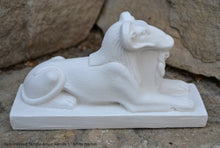 Load image into Gallery viewer, Egyptian Sphinx Ram-Headed Temple Amun Karnak Carving sculpture statue 5&quot; www.Neo-Mfg.com

