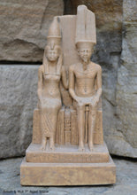 Load image into Gallery viewer, Egyptian God Amun &amp; Mut Sculpture museum reproduction art 7&quot; www.Neo-Mfg.com Museum Reproduction Mérymaât
